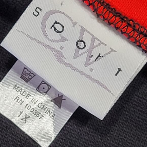 GW Sport Long Sleeve Zip Track Jacket Women's Plus Size 1X Black Classic Warm Up - Picture 4 of 9